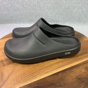 OOFOS Men's Black Slip-On Loafers